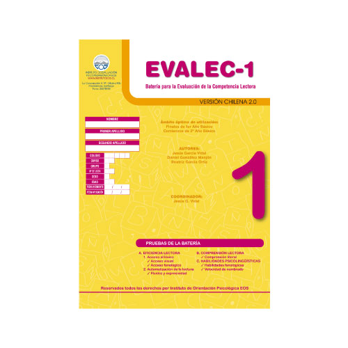 Evalec-1 (Pack 10 test + 10 usos de Corrección)