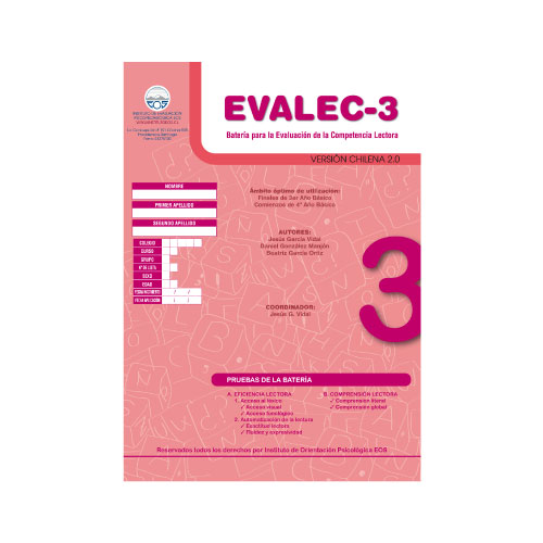 Evalec-3 (Pack 10 test + 10 usos de Corrección)