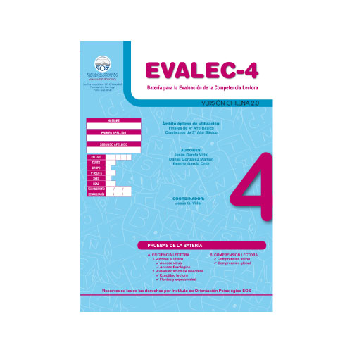Evalec-4 (Pack 10 test + 10 usos de Corrección)