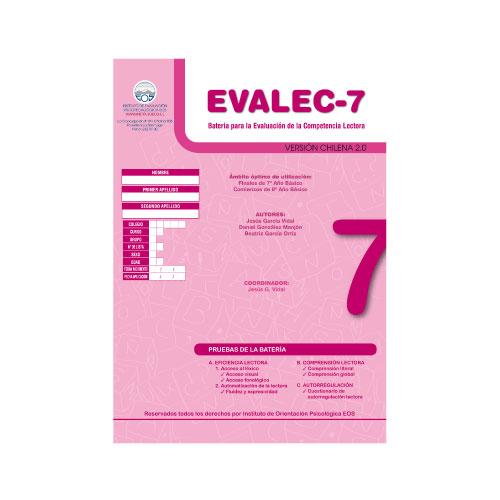 Evalec-7 (Pack 10 test + 10 usos de Corrección)
