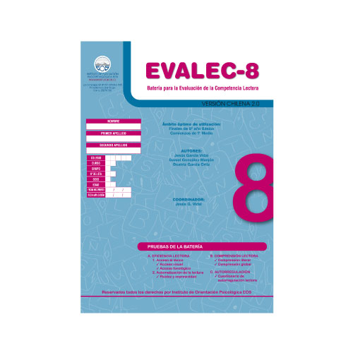 Evalec-8 (Pack 10 test + 10 usos de Corrección)