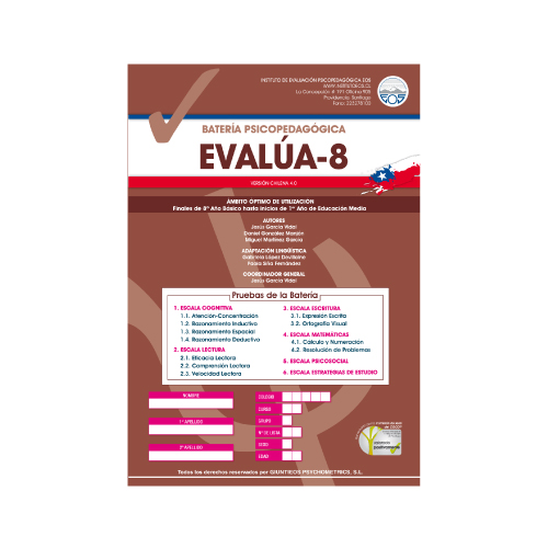 Evalúa-8 (protocolo + uso de corrección)